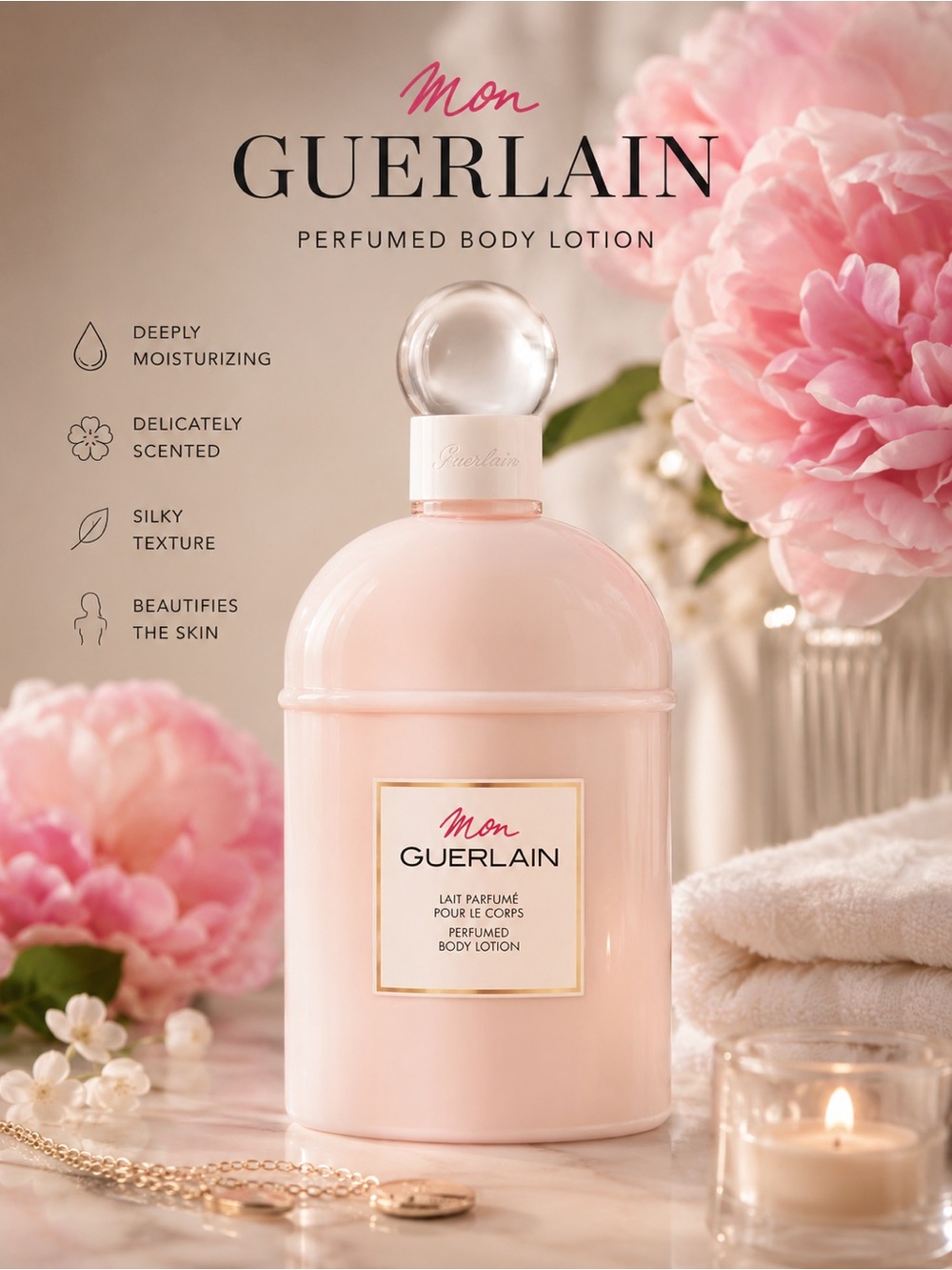 Mon Guerlain body lotion 6.7 oz New sealed
